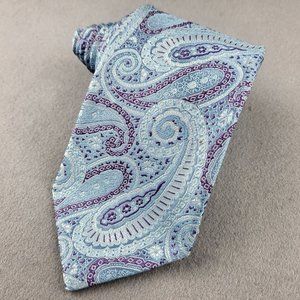 Ted Baker London Men's Blue & Purple Paisley Tie